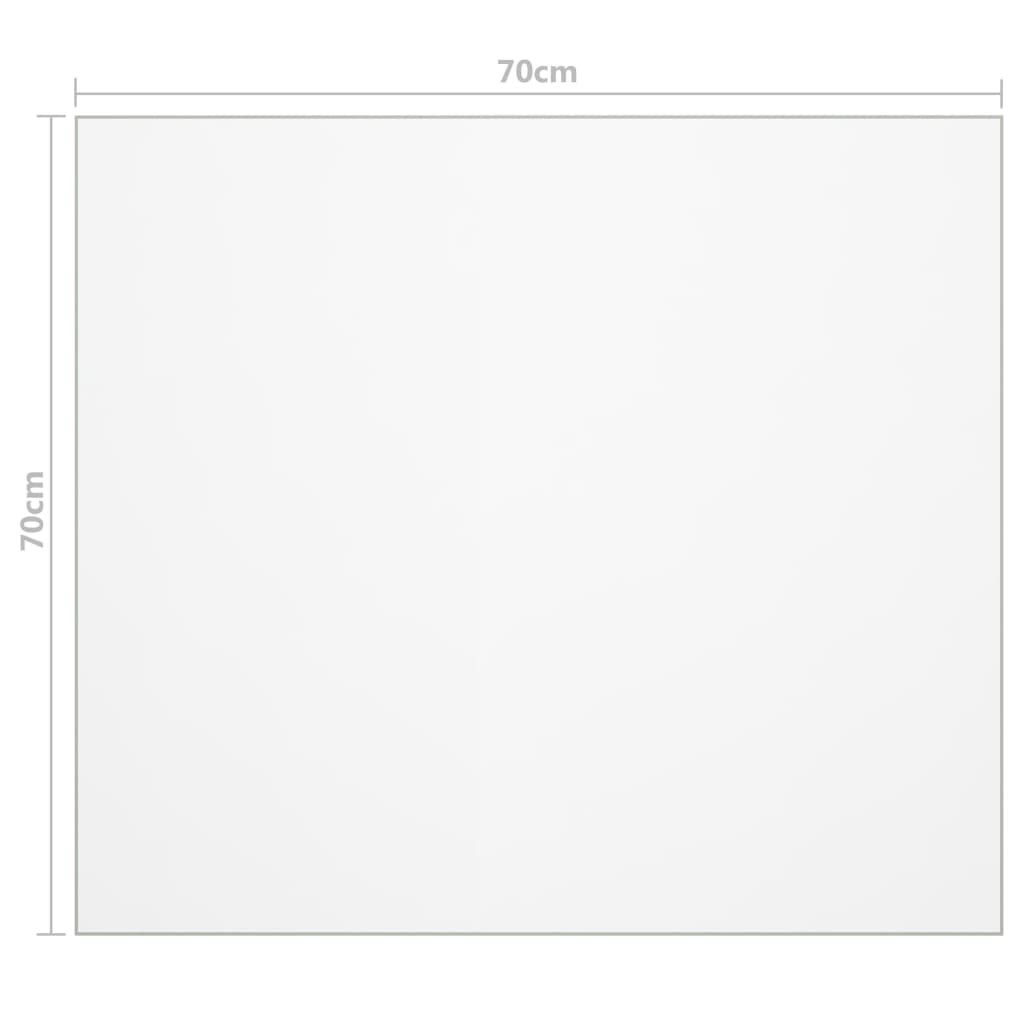 Protezione Tavolo Opaca 70x70 cm 2 mm PVC